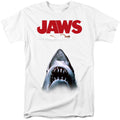 Jaws - Depth - Adult Unisex Short Sleeve T-Shirt - White