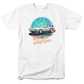 Back To The Future - Airbrush - Adult Unisex Short Sleeve T-Shirt - White