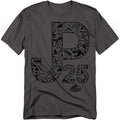 Jurassic Park - Jp25 - Adult Unisex Short Sleeve T-Shirt - Gray