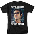 Jurassic Park - Ian Malcolm Being Right - Adult Unisex T-Shirt - Black