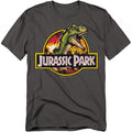 Jurassic Park - Retro Rex - Adult Unisex Short Sleeve T-Shirt - Gray