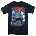 Jaws - Ocean Tie Dye - Adult Unisex Short Sleeve T-Shirt - Blue