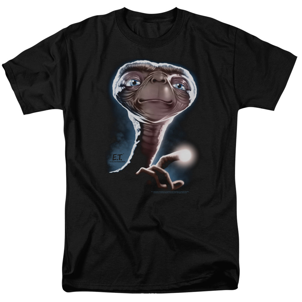 E.T. the Extra-Terrestrial - Portrait - Adult Unisex T-Shirt - Black