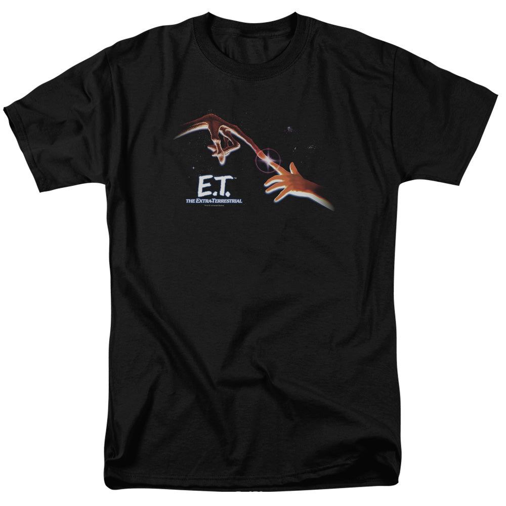E.T. the Extra-Terrestrial - Poster - Adult Unisex Short Sleeve T-Shirt - Black