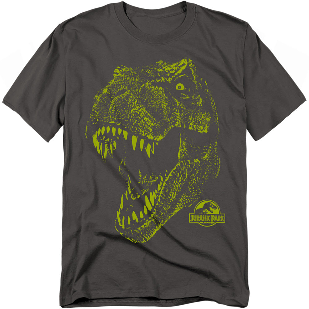 Jurassic Park - Rex Mount - Adult Unisex Short Sleeve T-Shirt - Black
