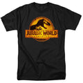 Jurassic World - Rendered Logo - Adult Unisex Short Sleeve T-Shirt - Black