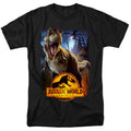 Jurassic World - No More Fences - Adult Unisex Short Sleeve T-Shirt - Black