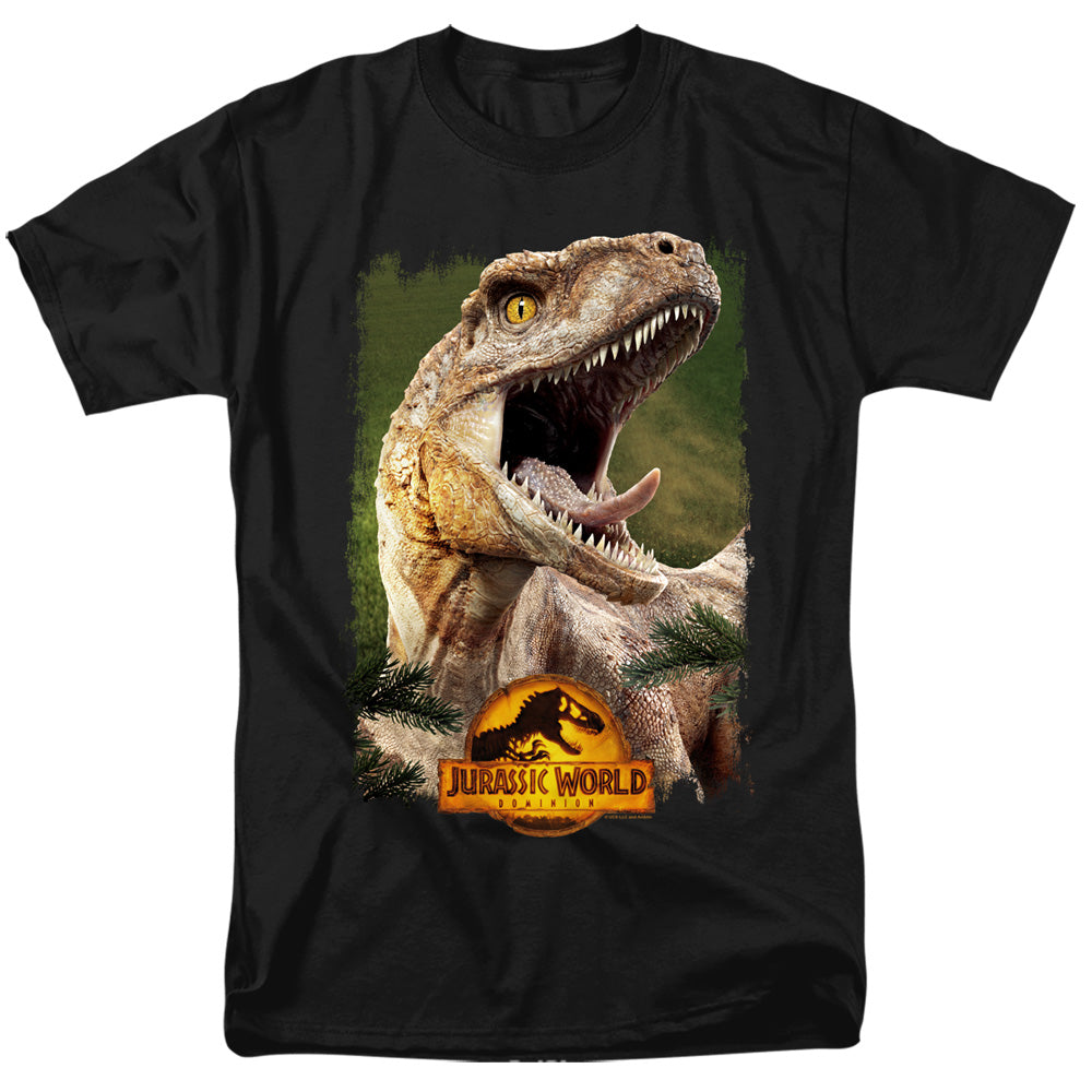 Jurassic World - Raptor Beauty Shot - Adult Unisex Short Sleeve T-Shirt - Black