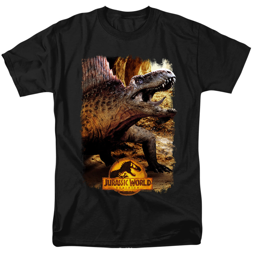 Jurassic World - Dimetrodon Beauty Shot - Adult Unisex T-Shirt - Black