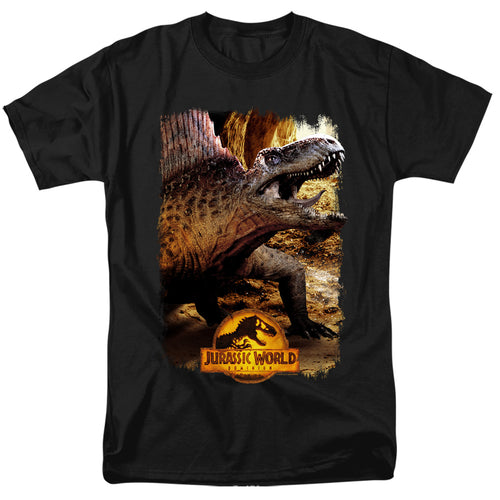Jurassic World - Dimetrodon Beauty Shot - Adult Unisex T-Shirt - Black