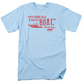 Jaws - Bigger Boat - Adult Unisex Short Sleeve T-Shirt - Blue