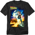 Back To The Future - Poster - Adult Unisex Short Sleeve T-Shirt - Black