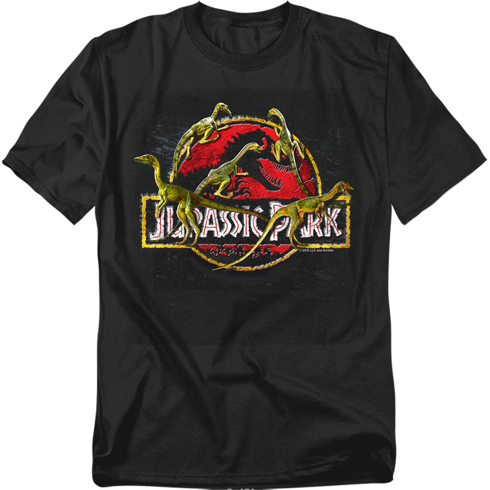 Jurassic Park - Something Has Survived - Adult Unisex T-Shirt - Black