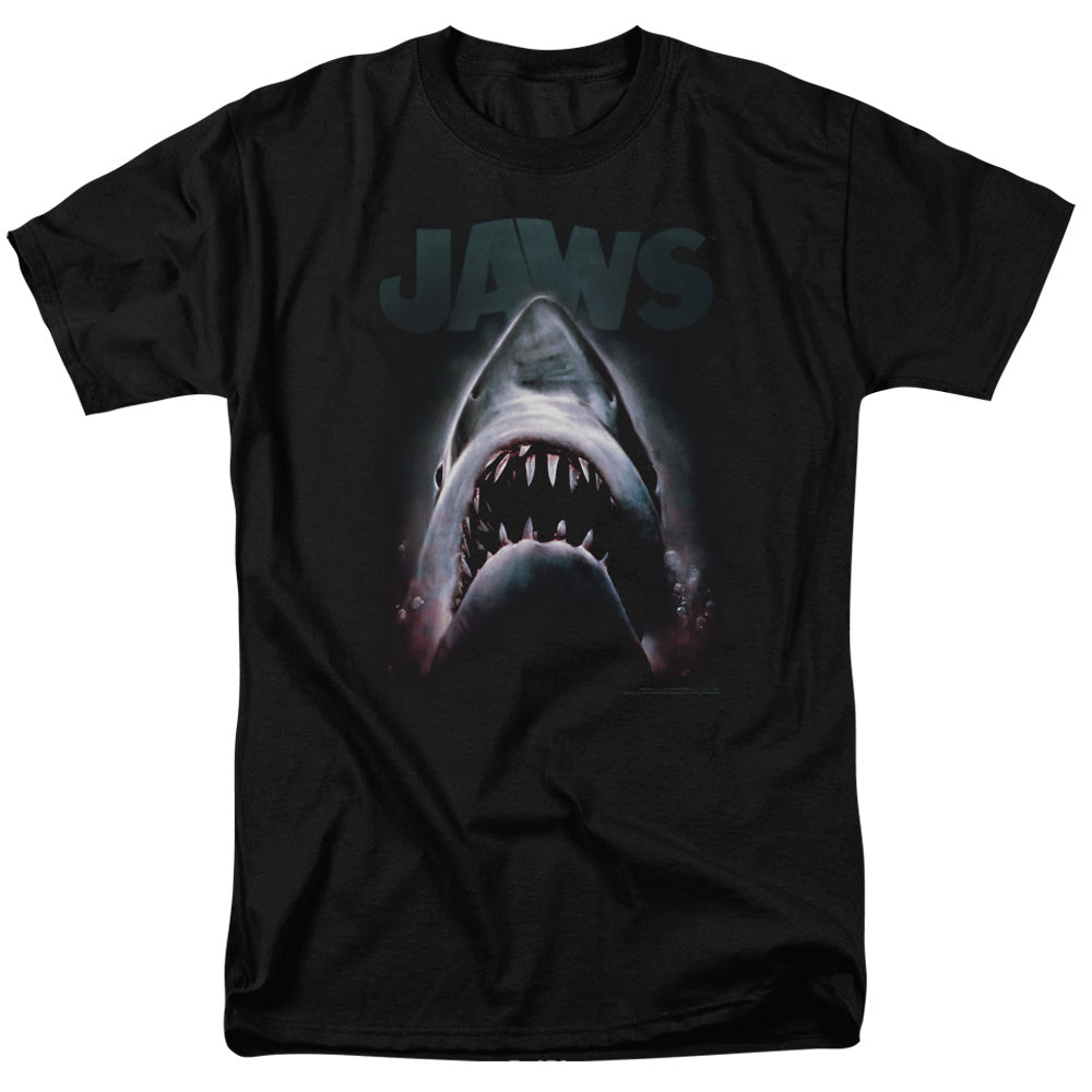 Jaws - Terror In The Deep - Adult Unisex Short Sleeve T-Shirt - Black