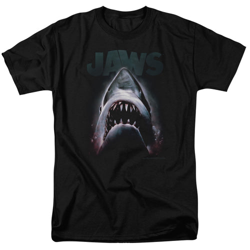 Jaws - Terror In The Deep - Adult Unisex Short Sleeve T-Shirt - Black