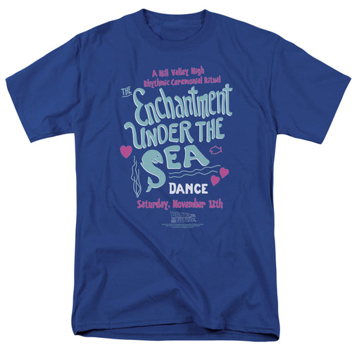 Back To The Future - Under The Sea - Adult Unisex Short Sleeve T-Shirt - Blue