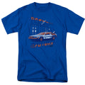 Back To The Future - Lightning Strikes - Adult Unisex T-Shirt - Blue