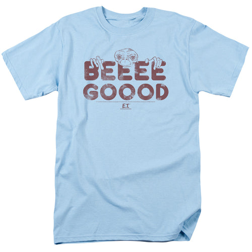 E.T. the Extra-Terrestrial - Be Good - Adult Unisex Short Sleeve T-Shirt - Blue