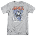 Jaws - Comic Splash - Adult Unisex Short Sleeve T-Shirt - Gray