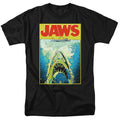 Jaws - Bright Jaws - Adult Unisex Short Sleeve T-Shirt - Black