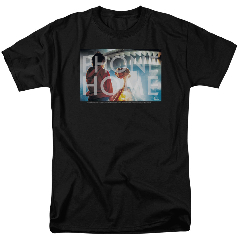 E.T. the Extra-Terrestrial - Knockout - Adult Unisex T-Shirt - Black