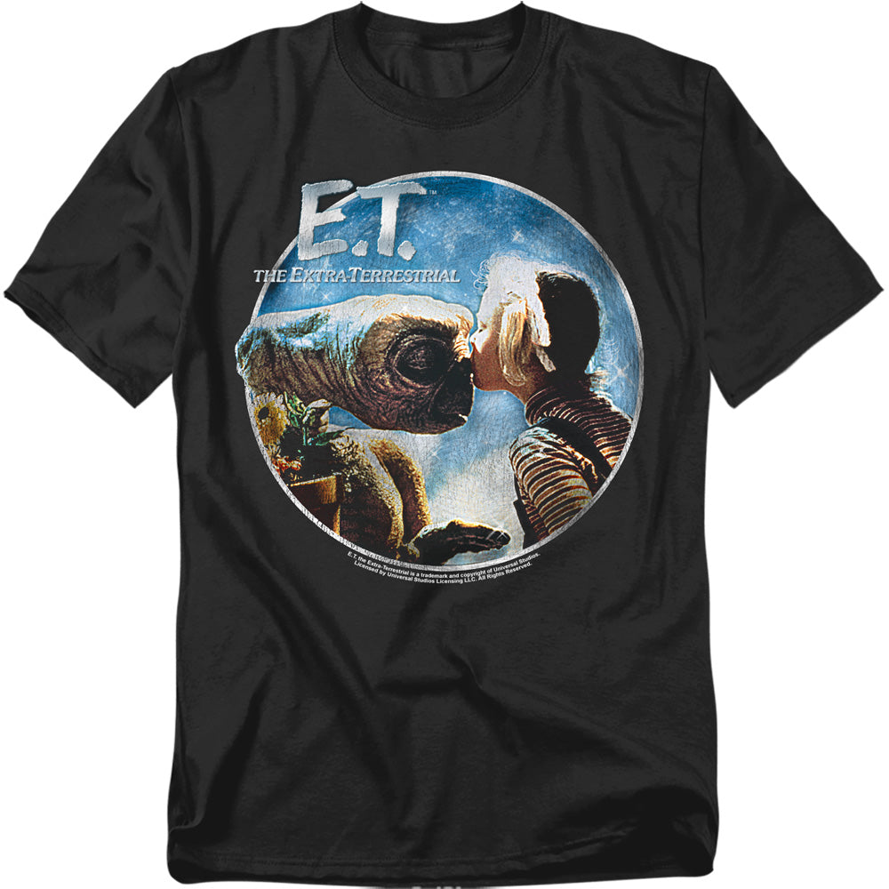 E.T. the Extra-Terrestrial - Gertie Kisses - Adult Unisex T-Shirt - Black