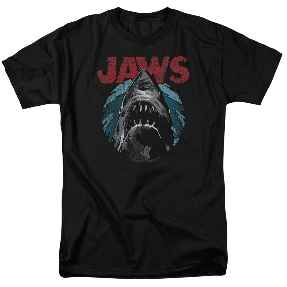 Jaws - Water Circle - Adult Unisex Short Sleeve T-Shirt - Black