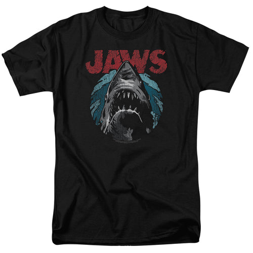 Jaws - Water Circle - Adult Unisex Short Sleeve T-Shirt - Black