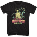 Universal Monsters - Bright Bride - American Classics - Solid Black Adult Short Sleeve T-Shirt