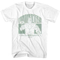 Universal Monsters - Recycled Parts - American Classics - White Front Print Adult Short Sleeve T-Shirt