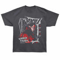 Universal Monsters - Eternal Coffin - Bronx Oversized Short Sleeve T-Shirt - Front Print - Gray