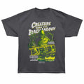 Universal Monsters - Black Lagoon Reel - Bronx Oversized Short Sleeve T-Shirt - Front Print - Gray