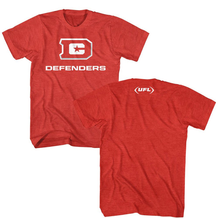 USFL - Dc Defenders - American Classics - Adult Heather Short Sleeve T-Shirt