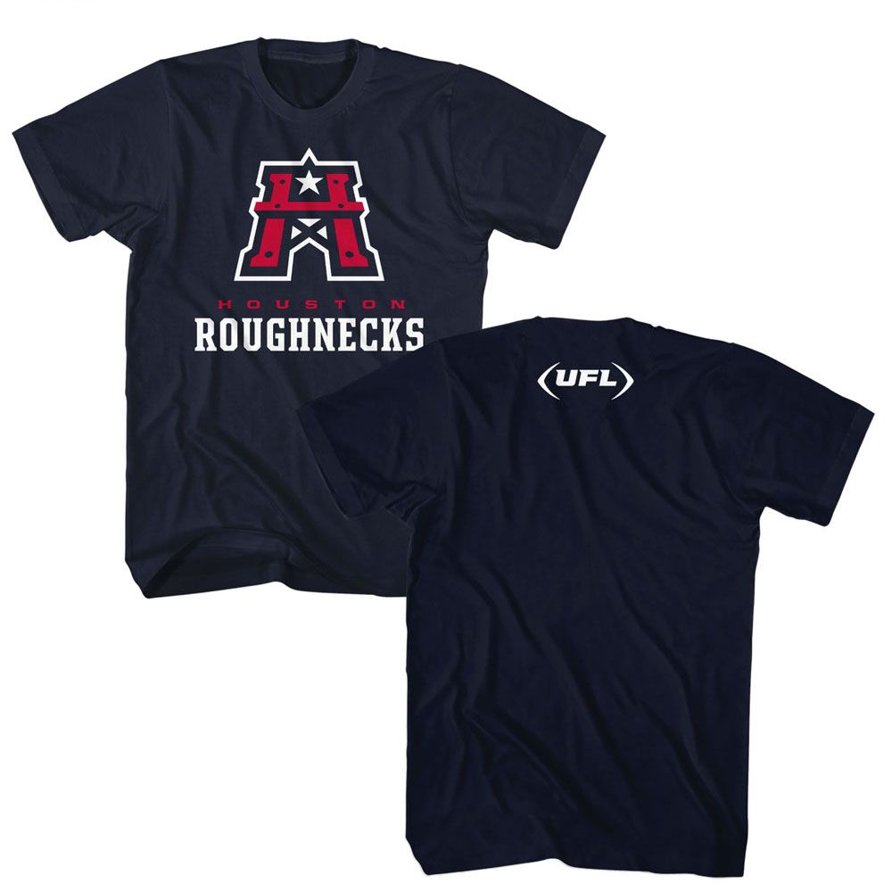 USFL - Houston Roughnecks - American Classics - Adult Short Sleeve T-Shirt