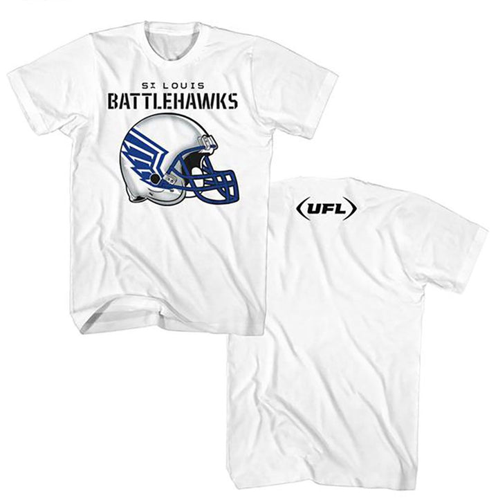 USFL - St Louis Battlehawks Helmet American Classics  Adult Short Sleeve T-Shirt