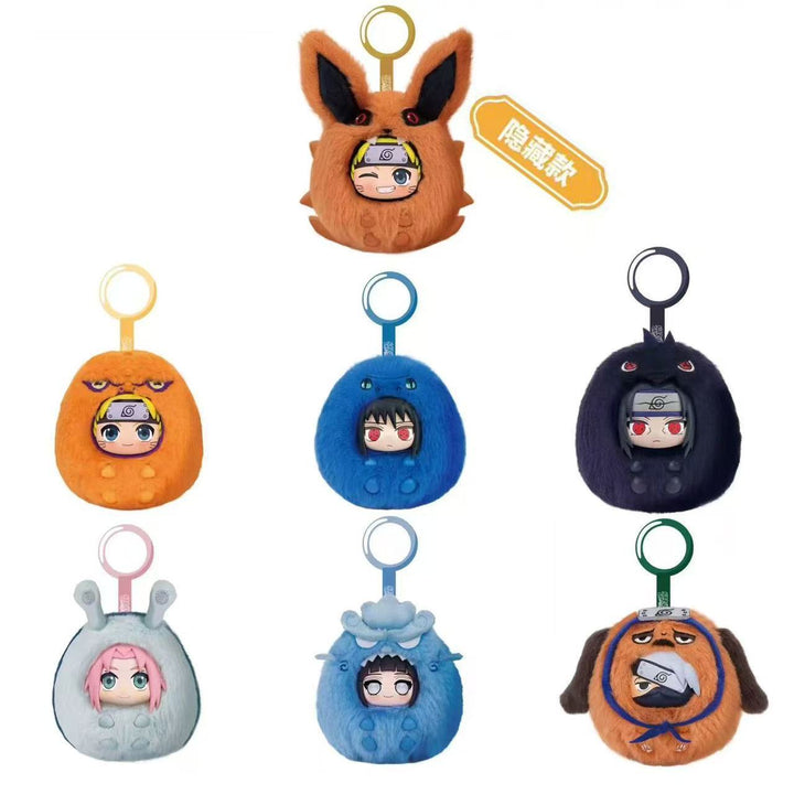 EAKI - Naruto Shippuden Cute Plush Keychain Blind Box