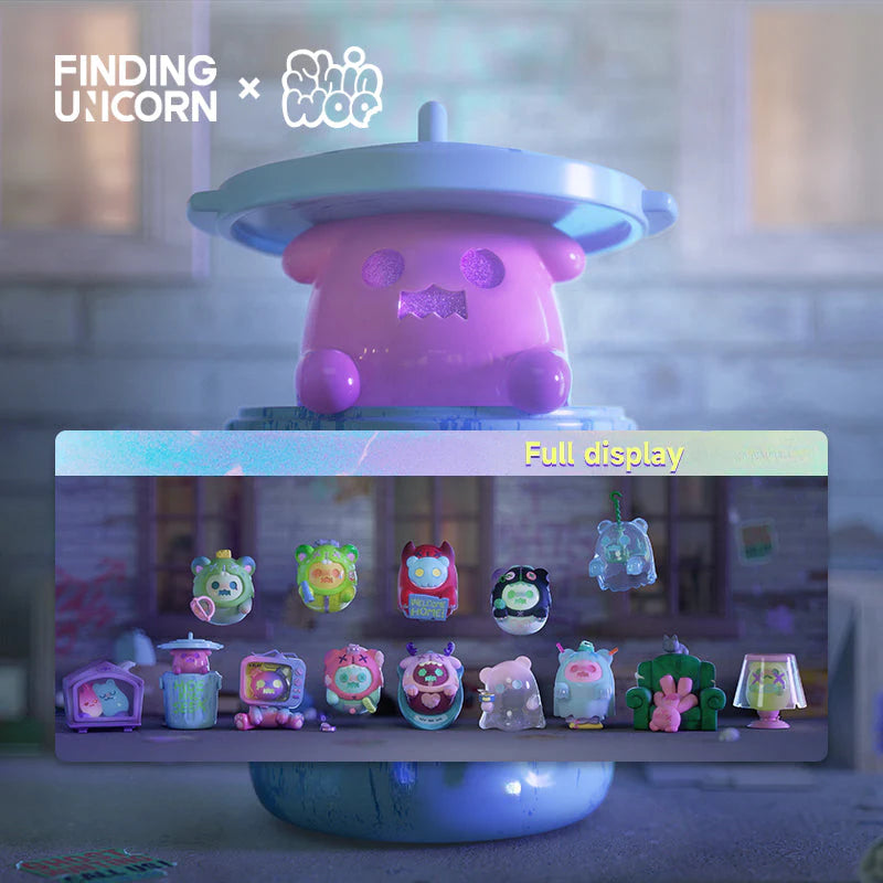 Top Toy Finding Unicorn Shinwoo Ghost Bear House Series Blind Box