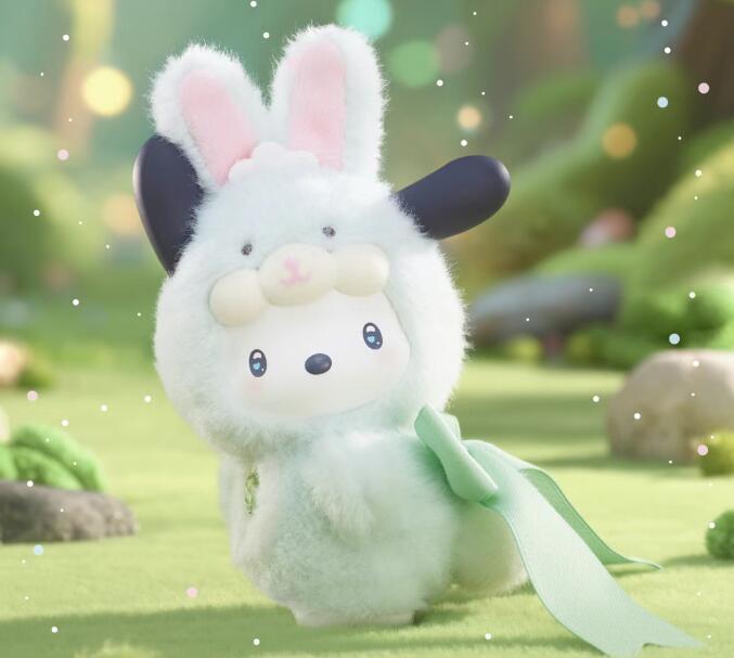 Top Toy Sanrio Family Diamond Bunny Series Figurine Blind Box