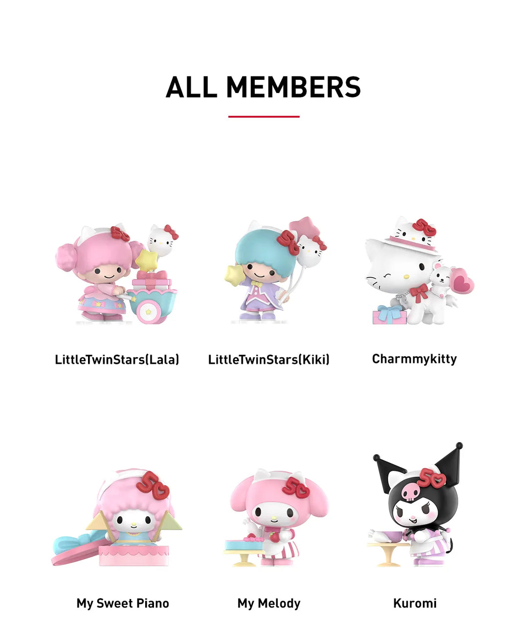 Pop Mart Sanrio Hello Kitty 50th Anniversary Series Blind Box
