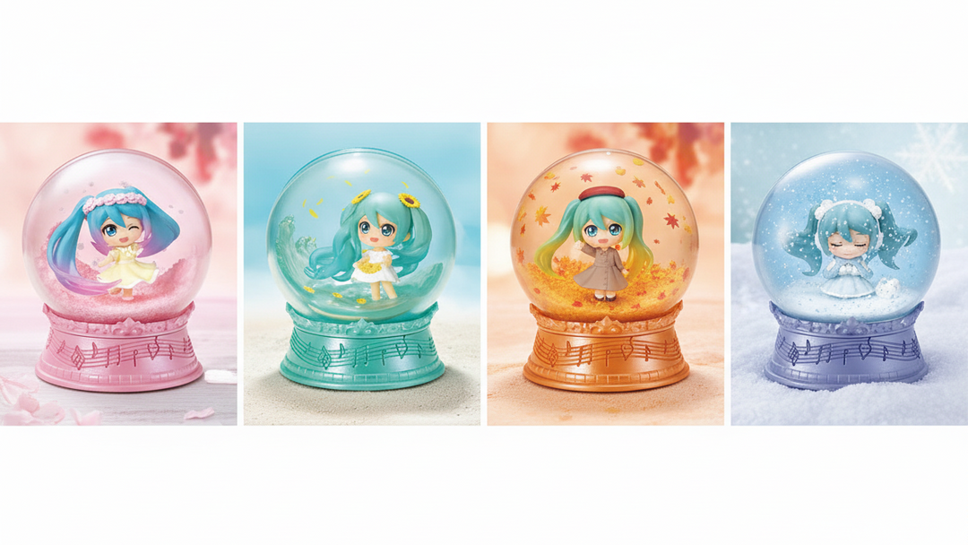 RE-MENT - Vocaloid - Hatsune Miku - Scenery Dome The Story of the Seasons Blind Box