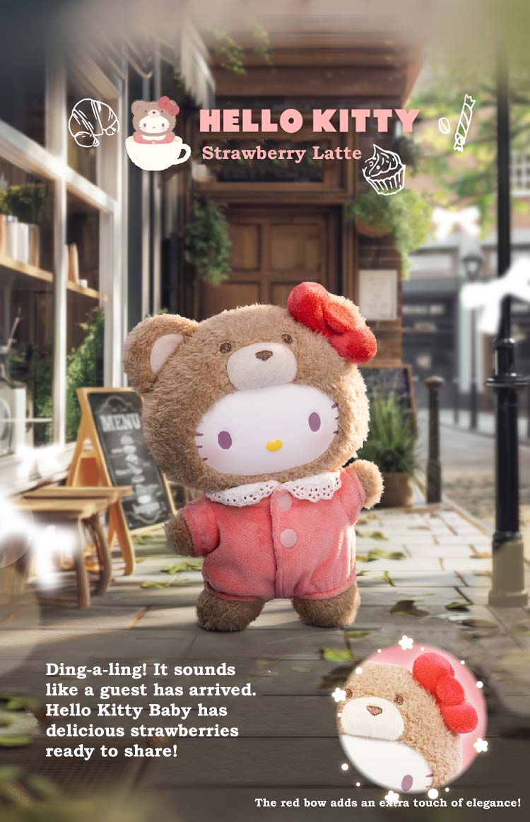 Top Toy Sanrio Characters Latte Baby Plush