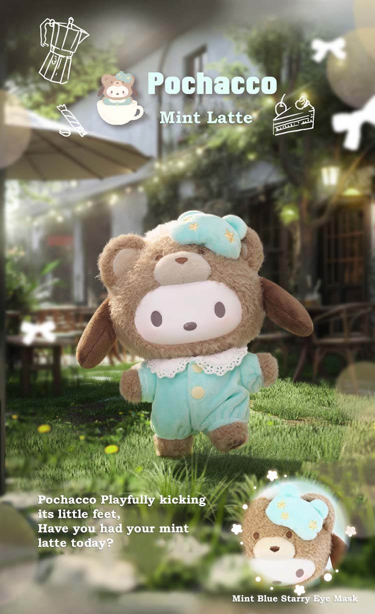 Top Toy Sanrio Characters Latte Baby Plush