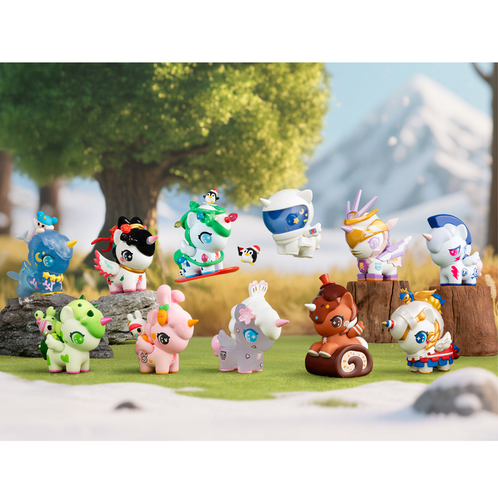 TNT SPACE x Tokidoki Chibi Style Unicorno Seasons In Bloom Series Blind Box