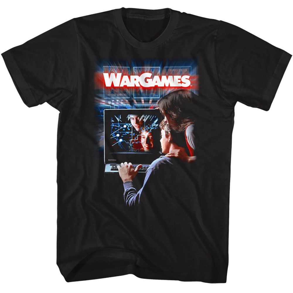 Wargames - Cover - American Classics - Solid Black Adult Short Sleeve T-Shirt