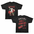 Warrant - Tastes So Good - Bronx Oversized Short Sleeve T-Shirt - Front & Back Print - Black