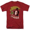 A Christmas Story - Oh Fudge! - Adult Unisex Short Sleeve T-Shirt - Red