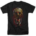 Freddy Vs Jason - Mask And Claws - Adult Unisex Short Sleeve T-Shirt - Black