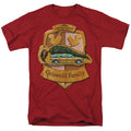 Christmas Vacation - Giswold Family Crest - Adult Unisex T-Shirt - Red