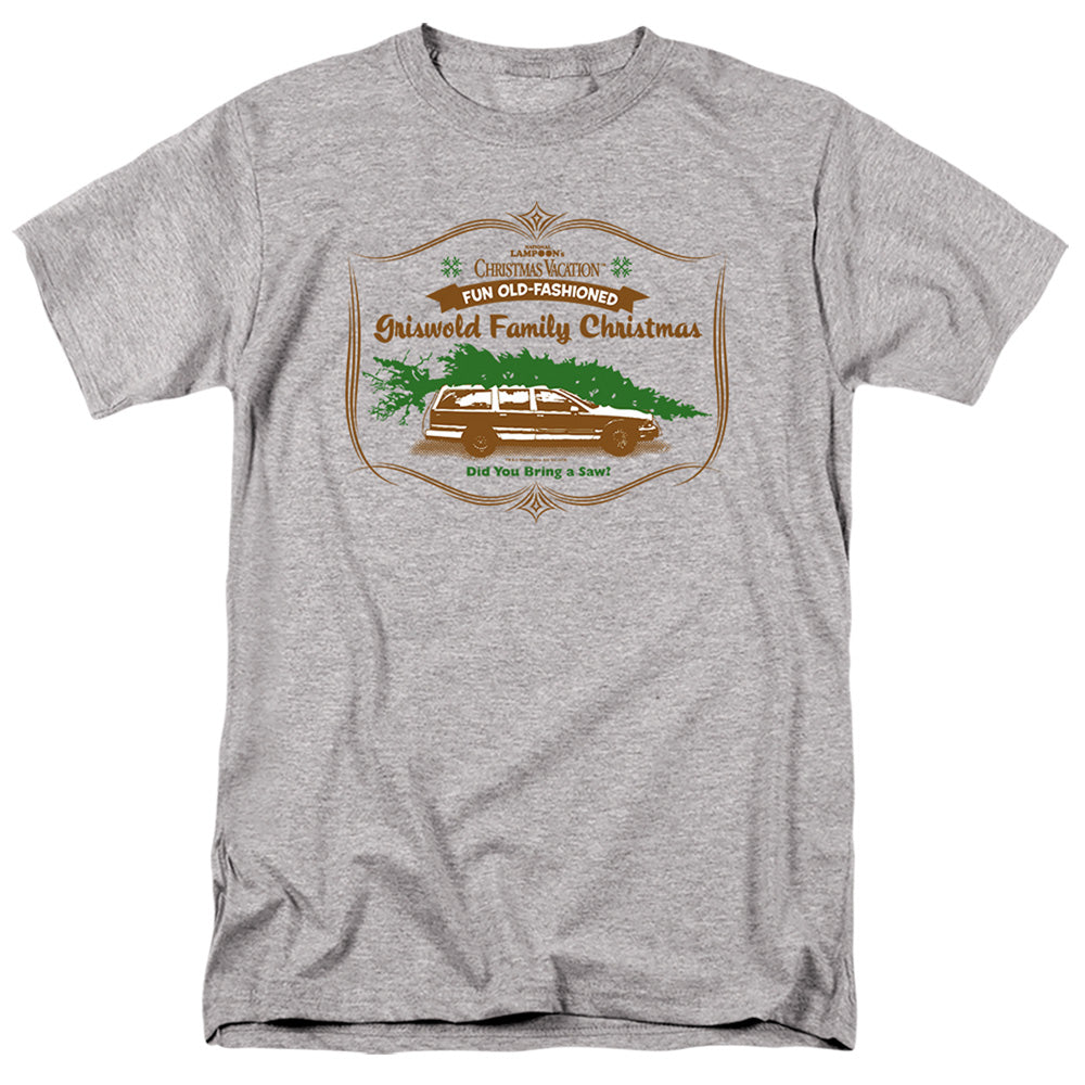 Christmas Vacation - Did You Bring A Saw? - Adult Unisex T-Shirt - Gray