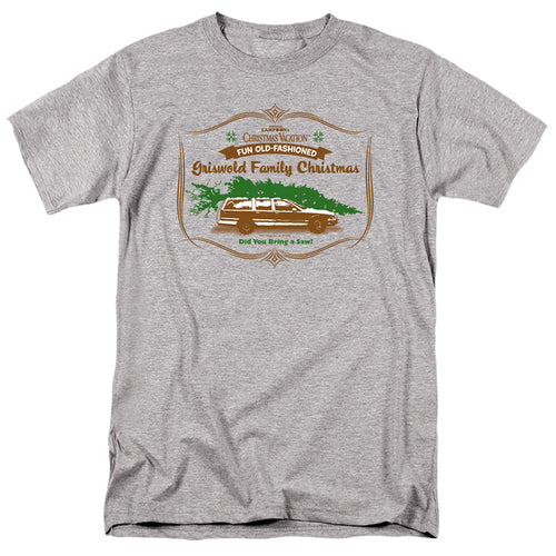 Christmas Vacation - Did You Bring A Saw? - Adult Unisex T-Shirt - Gray
